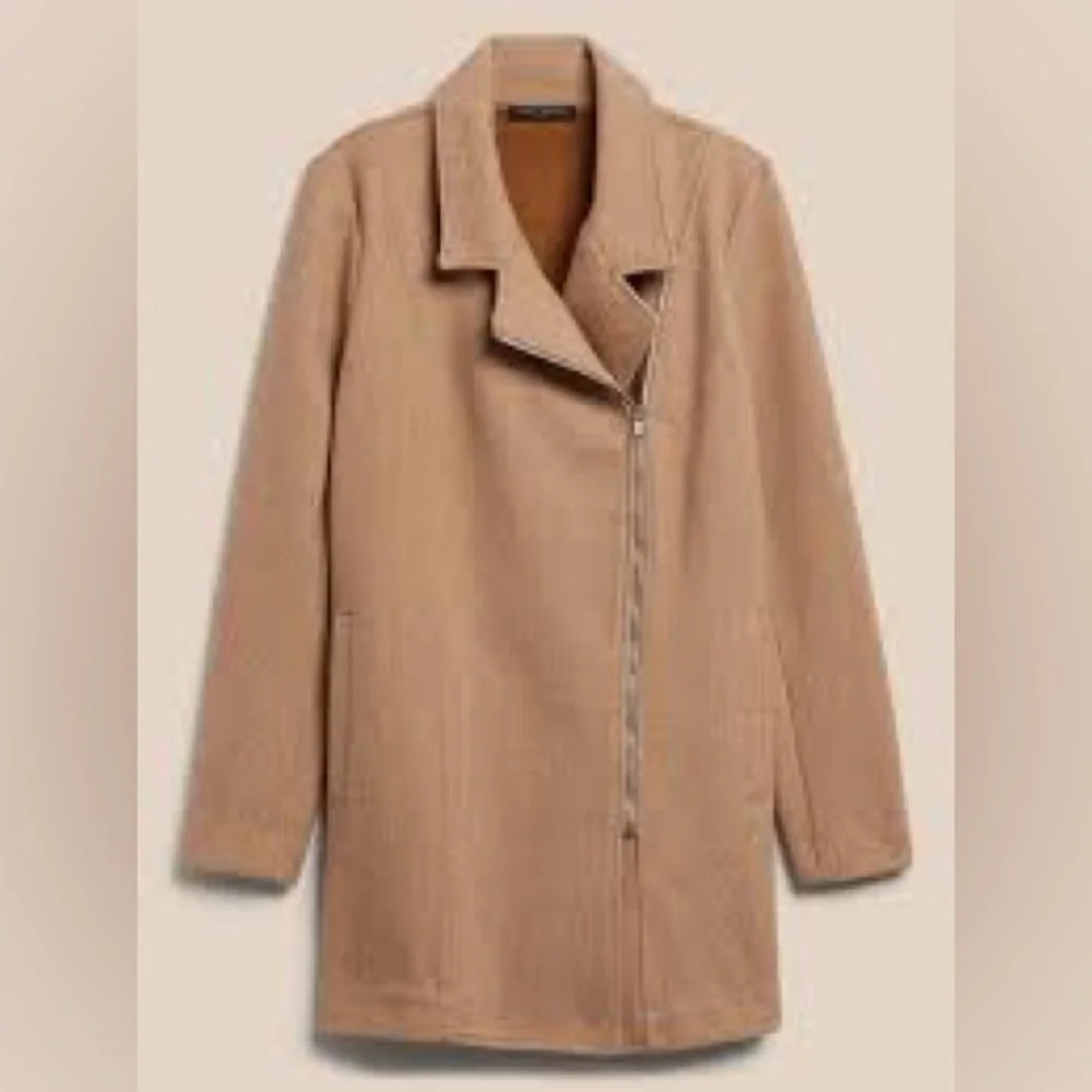 Banana Republic Long Moto Jacket Blazer - Picture 2 of 7